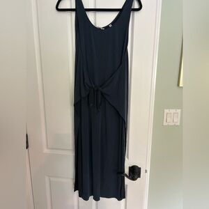 Vince Midnight Blue Front Tie Dress
